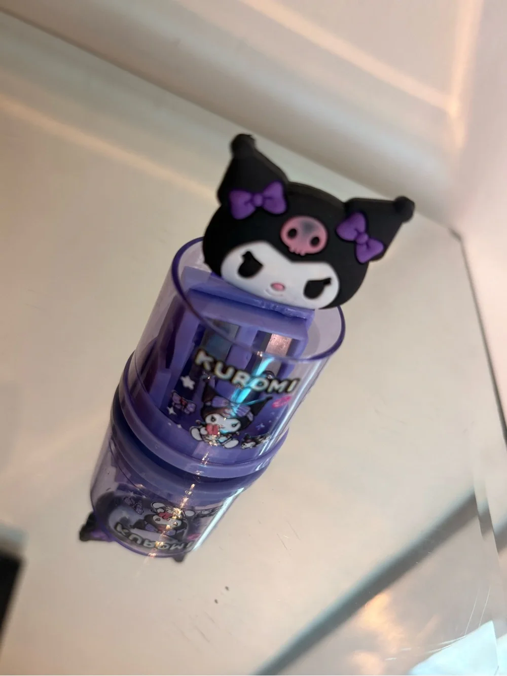 Kuromi pencil sharpener